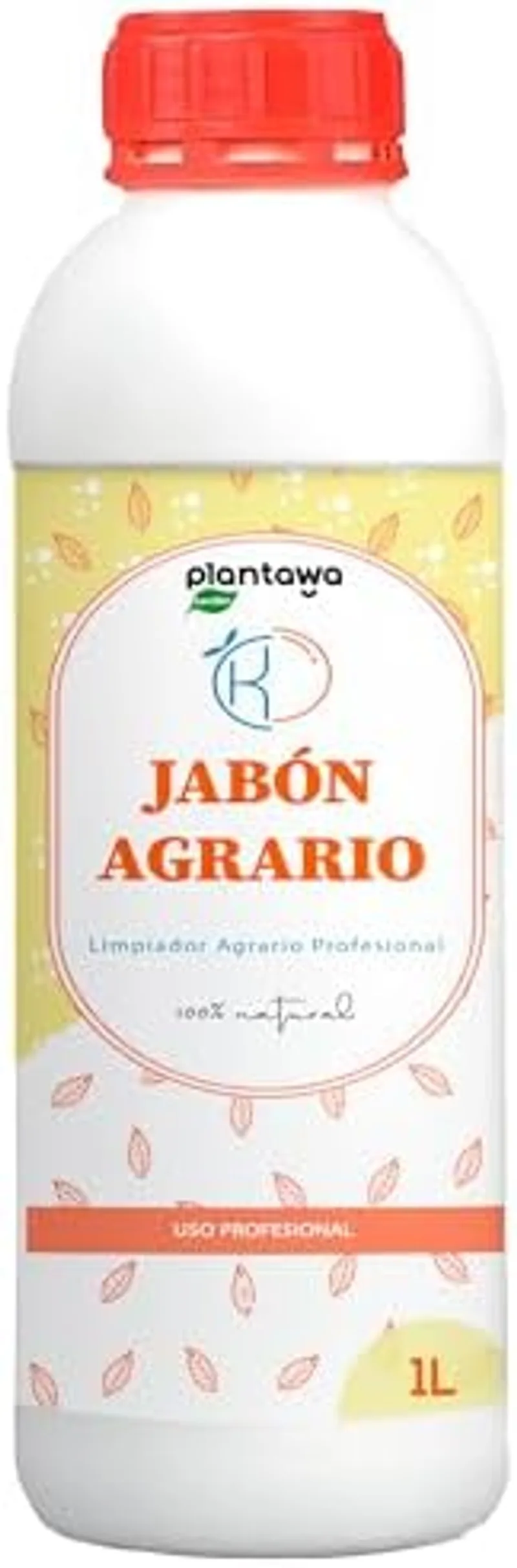 Botella PLANTAWA Jabón Potásico 1 litro con tapón dosificador