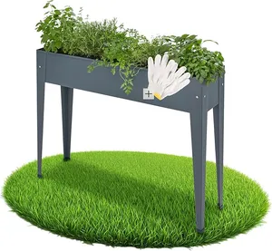 tectake Jardinera Metálica 98,5 cm