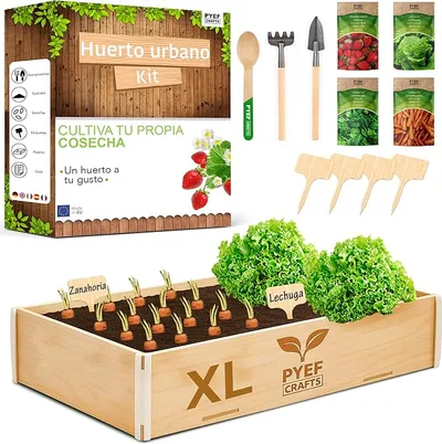 Kit Cultivo XL Huerto Urbano PYEF: review honesta del kit huerto urbano XL para interior y terraza